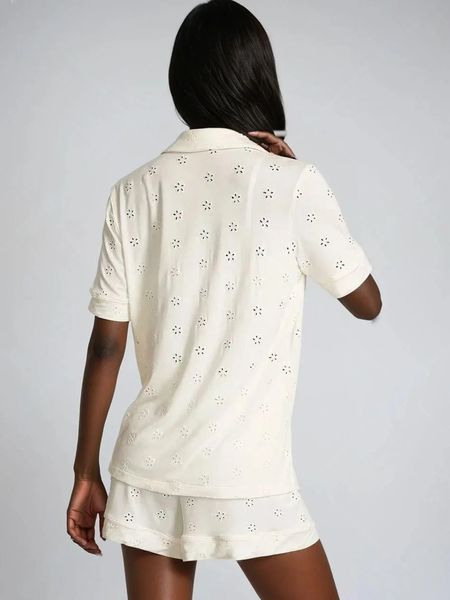 Пижама VICTORIA'S SECRET Modal Short PJ Set - XS - Белый оригинал Victoria's Secret купить Украина 425609Q9Z