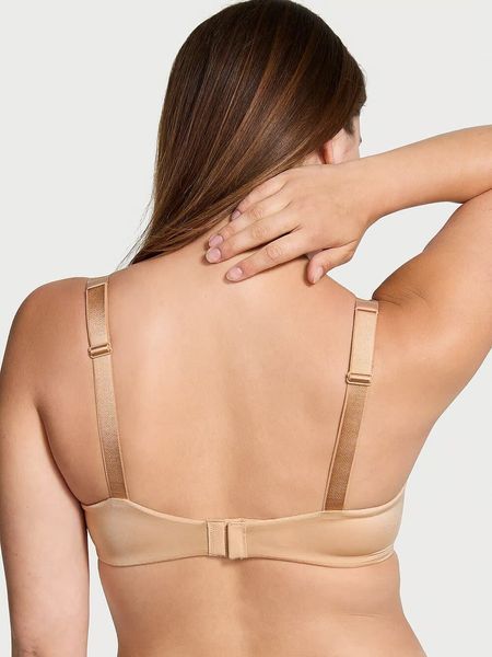 Комплект білизни Victoria's Secret Shine Strap Smooth Push-Up Bra - 34B - M - Бежевий оригінал Victoria's Secret купити Україна 904542SEQ