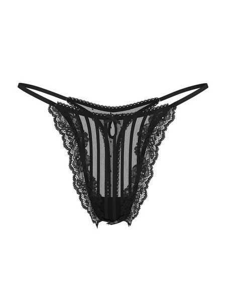 Прозорі мереживні трусики-стринги Victoria's Secret Lacie Sheer Heritage String Thong-XS оригінал Victoria's Secret купити Україна 428747QB4