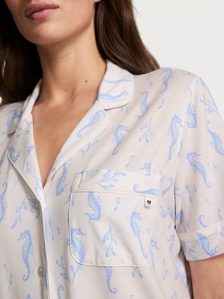 Пижама VICTORIA'S SECRET Modal Short PJ Set - XS - Белый оригинал Victoria's Secret купить Украина 417448QFQ