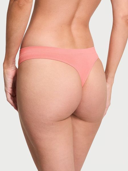 Бесшовные трусики тонг Seamless Thong Panty - M - Розовый оригинал Victoria's Secret купить Украина 521301QEJ