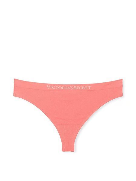 Бесшовные трусики тонг Seamless Thong Panty - L - Розовый оригинал Victoria's Secret купить Украина 521301QEJ