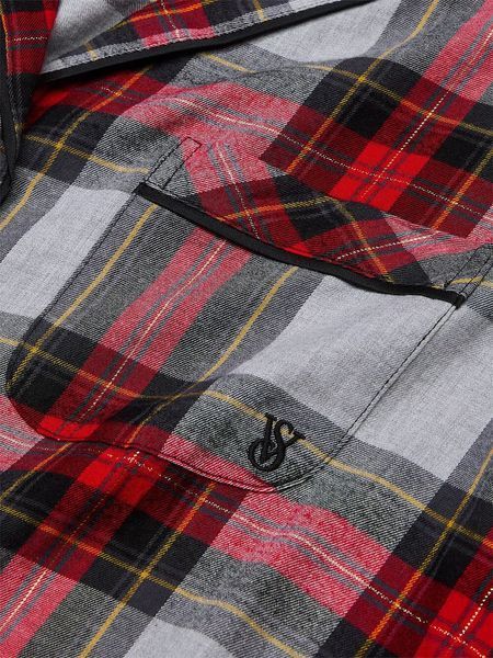 Фланелева піжама VICTORIA'S SECRET Flannel Long PJ Set - XS - Червоний оригінал Victoria's Secret купити Україна 419567QKT