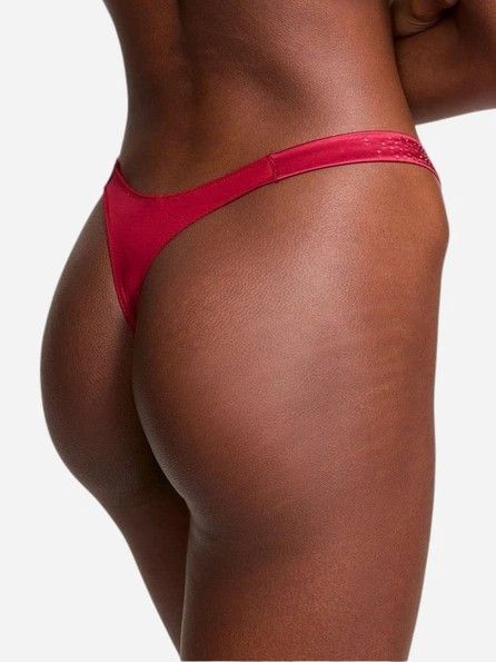 Трусики тонг Victoria's Secret Shine Strap Thong Panty оригінал Victoria's Secret купити Україна 422465QD4