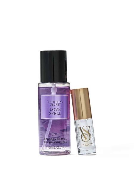 Подарунковий набір Love Spell Mist & Kiss Two-Piece Gift Set оригінал Victoria's Secret купити Україна 421279QB9