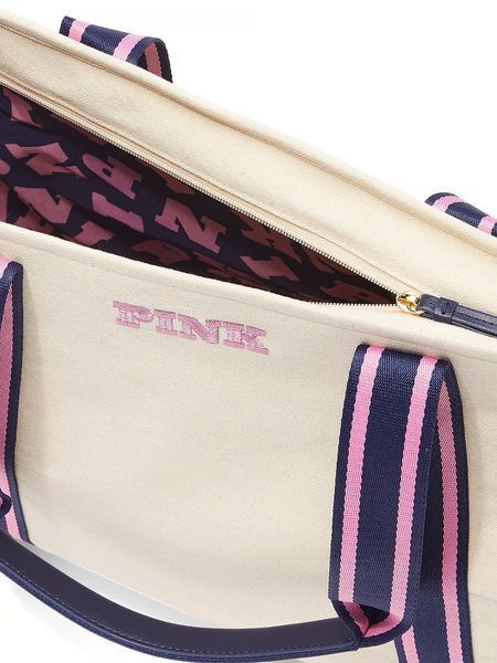 Cумка Victoria's Secret Signature Canvas Tote оригінал Victoria's Secret купити Україна 418561SEP