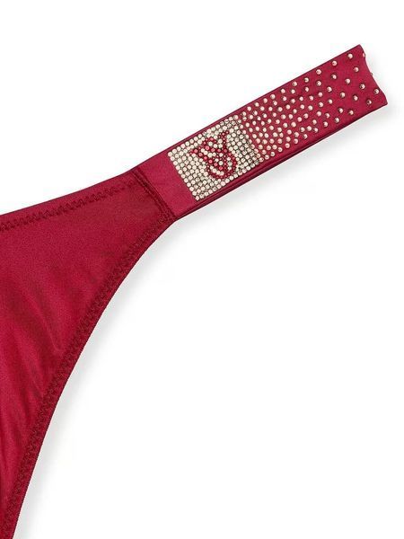 Трусики тонг Victoria's Secret Shine Strap Thong Panty оригінал Victoria's Secret купити Україна 422465QD4