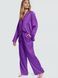 Жаккардовая пижама VICTORIA'S SECRET Satin Long PJ Set - XS - Фиолетовый оригинал Victoria's Secret фото 333519QFK