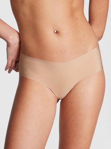 Безшовні трусики чіки PINK Victoria's Secret No-show Cheeky Panty - L - Бежевий оригінал Victoria's Secret купити Україна 416227SER