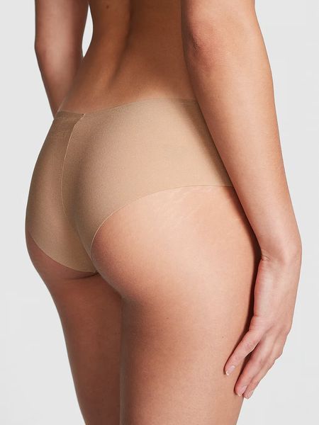 Безшовні трусики чіки PINK Victoria's Secret No-show Cheeky Panty - L - Бежевий оригінал Victoria's Secret купити Україна 416227SER