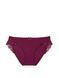 Бавовняні трусики бікіні Victoria's Secret Stretch Cotton Lace-Trim Bikini Panty - M - Бордо оригінал Victoria's Secret фото 417928QPQ