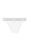Хлопковые трусики танга Victoria's Secret Logo Cotton Tanga Panty - L - Белый оригинал Victoria's Secret фото 415900QBF