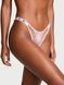 Трусики бразиліана Victoria's Secret Shine Strap Lace Crotchless Brazilian Panty - XS - Рожевий оригінал Victoria's Secret фото 418804QCJ