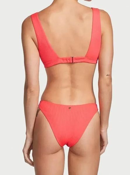 Купальник Victoria's Secret Swim Mix-and-Match Plunge Bikini - XS - Рожевий - XS оригінал Victoria's Secret купити Україна 399526QBE
