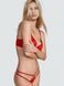 Открытые трусики тонг Victoria's Secret So Obsessed Strappy Thong Panty - XS - Красный оригинал Victoria's Secret фото 333895QD4