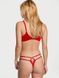 Открытые трусики тонг Victoria's Secret So Obsessed Strappy Thong Panty - XS - Красный оригинал Victoria's Secret фото 333895QD4