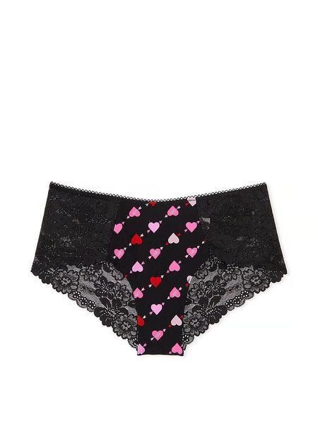 Бесшовные трусики чики Victoria's Secret No-show Cheeky Panty - S - Черный оригинал Victoria's Secret купить Украина 298625QCX