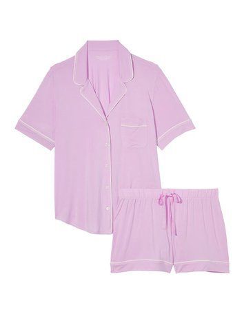 Піжама VICTORIA'S SECRET Modal Short PJ Set - XS - Фіолетовий оригінал Victoria's Secret купити Україна 406063QQW