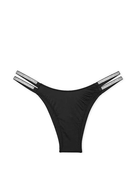 Комплект белья Victoria's Secret Shine Cradle Push-Up Bra - 34D - S - Черный оригинал Victoria's Secret купить Украина 904550QB4