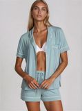 Пижама VICTORIA'S SECRET Modal Short PJ Set - XS - Зеленый оригинал Victoria's Secret купить Украина 417448QD2